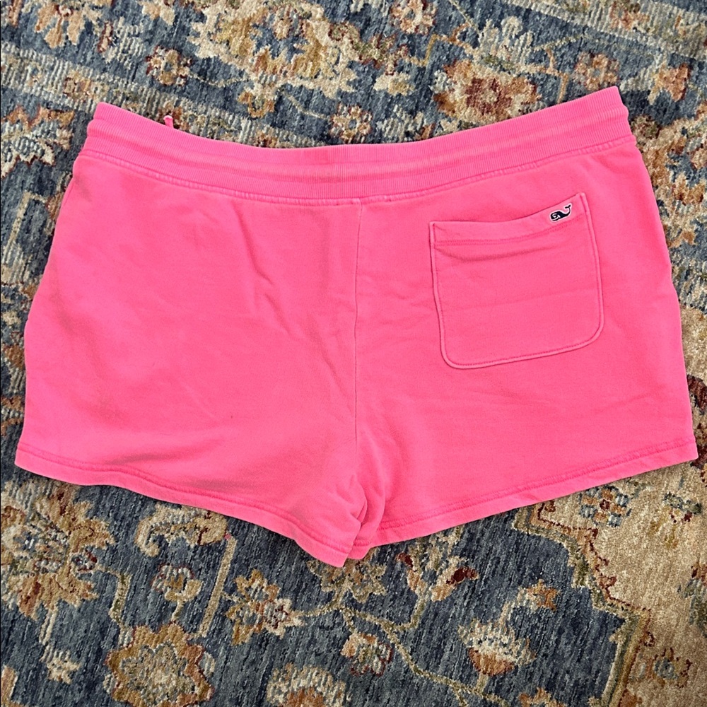 Vineyard Vines Vibrant Pink Athletic Shorts - Picture 3 of 3
